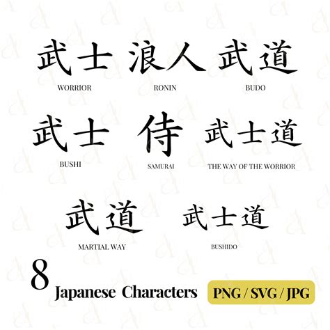 warrior in japanese kanji|japanese samurai symbols and meanings.